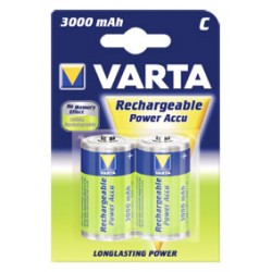 2 ACCUS HR14 3000 mAh VARTA POWER PLAY