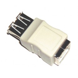 ADAPTATEUR USB A FEMELLE / USB B FEMELLE