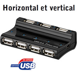 GOOBAY 95680 HUB 7 PORTS USB 2.0 NOIR