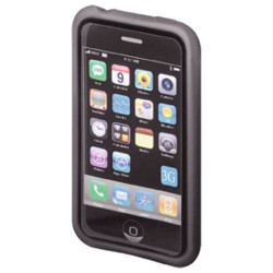 COQUE SILICONE NOIRE POUR iPhone 3G 3GS