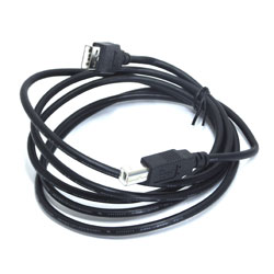 CORDON USB A M > USB B M SEMI-RIGIDE