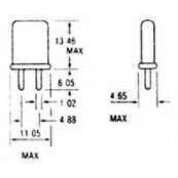 QUARTZ 26,950 MHZ BOITIER HC25