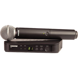 SHURE BLX24E SM58  MICRO MAIN - EMETTEUR