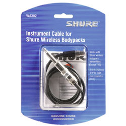 SHURE WA302 CABLE MINI TQG / JACK 6,35mm